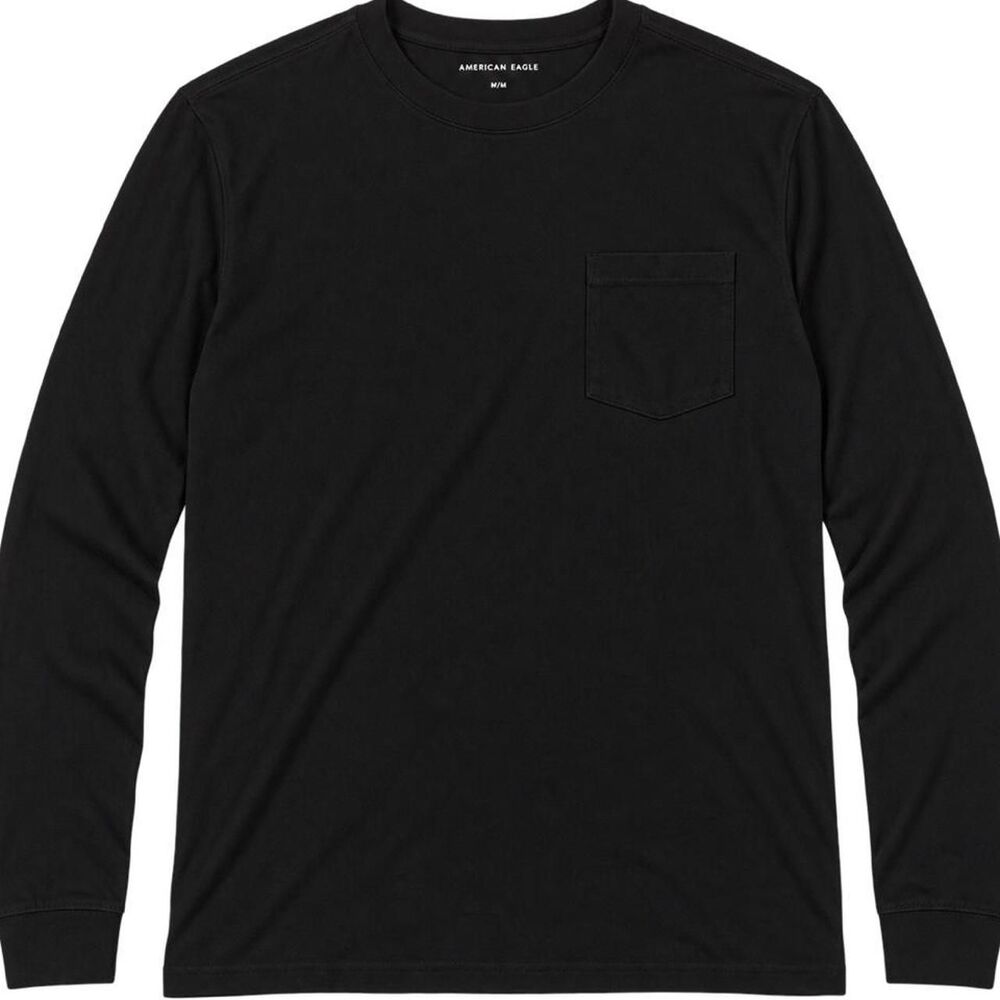 American-eagle Men's Black T-shirt
